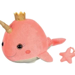 PELUCHE BELLABLOO LE NARVAL MUSICAL ET LUMINEUX 35 CM