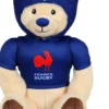 PELUCHE - FEDERATION FRANCAISE DE RUGBY - OURS MM 24 CM