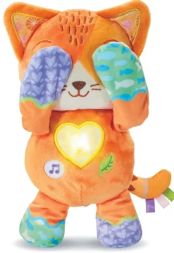 PELUCHE FRIPON CACHE-CACHE CHATON