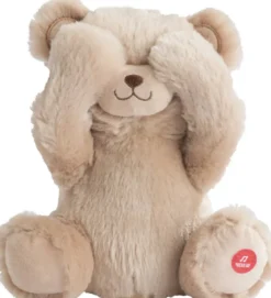 PELUCHE GASTON COUCOU CACHE 22 CM
