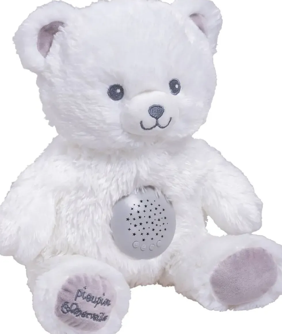 PELUCHE GASTON MON OURSON MUSICAL PROJECTEUR D'ETOILES