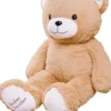 PELUCHE GASTON OURS BEIGE - 100 CM MADE IN FRANCE