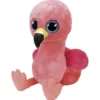 PELUCHE GILDA FLAMANT ROSE 40 CM BEANIE BOO'S