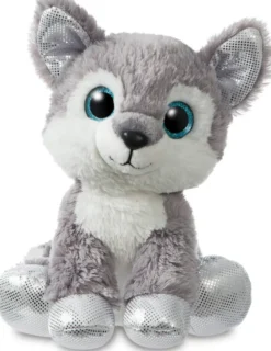PELUCHE HUSKY GLITTER 24 CM