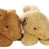 PELUCHE LAPIN COUCHE 50 CM