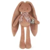 PELUCHE LAPINOO - PELUCHE PANTIN LAPIN TERRACOTTA - 25 CM