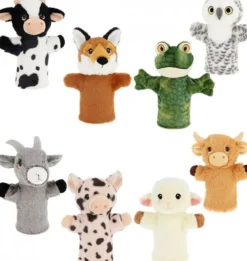 PELUCHE MARIONNETTES FERME 27CM
