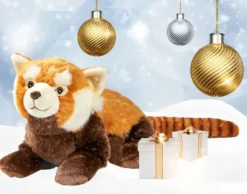 PELUCHE PANDA ROUX 50 CM