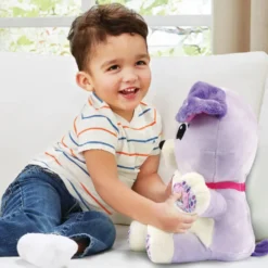 PELUCHE - VIOLETTE, MON AMIE PATTES MAGIQUES