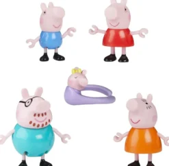 PEPPA PIG - COFFRETFAMILLE DE 5 FIGURINES