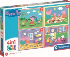 PEPPA PIG - PUZZLE 4 EN 1