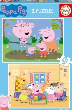 PEPPA PIG PUZZLE 2X48 PIECES