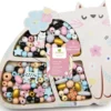 PERLES - COFFRET PERLES BOIS CHAT
