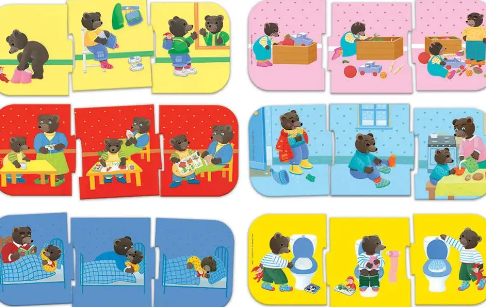 PETIT OURS BRUN - JE REPLACE DANS L'ORDRE