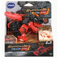 PETITS SWITCH & GO DINOS FIRE - VEHICULE DINOSAURE