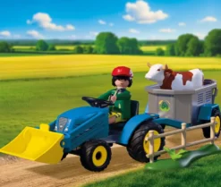 PETIT TRACTEUR AVEC ANDAINEUR A FOIN 72163