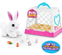 PETS ALIVE - PELUCHE MOMMY BUNNY & BABY SURPRISE