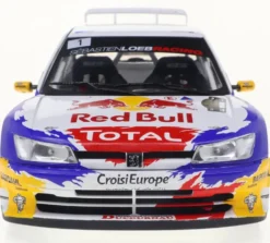 1/18 PEUGEOT 306 MAXI WHITE #1 S.LOEB / D.ELENA RALLY DU VAR 2017
