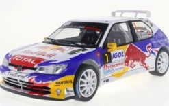1/18 PEUGEOT 306 MAXI WHITE #1 S.LOEB / D.ELENA RALLY DU VAR 2017