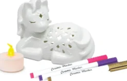 PHOTOPHORE LICORNE A DECORER