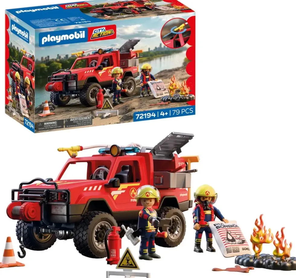 PICK-UP DE POMPIERS & 2 PERSONNAGES 72194