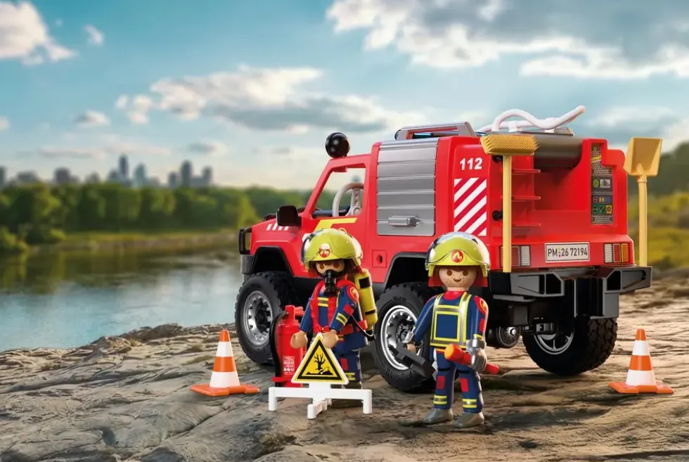 PICK-UP DE POMPIERS & 2 PERSONNAGES 72194