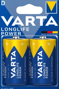 2 PILES LR20 LONGLIFE POWER