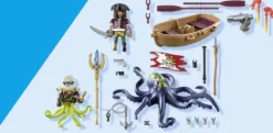 PIRATE AVEC PIEUVRE GEANTE - 71419