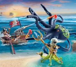 PIRATE AVEC PIEUVRE GEANTE - 71419