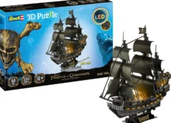 PIRATE DES CARAIBES BLACK PEARL - PUZZLE 3D LED -293 PIECES