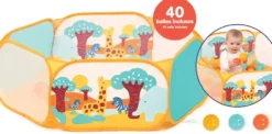 PISCINE A BALLE OCTOGONALE