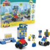 PLAY-DOH BLOCKS - COFFRET POLICE - 60 PIECES
