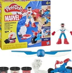 PLAY-DOH MARVEL CAPTAIN AMERICA MOTO TRANSFORMERS NSFORMERS NCHANTE