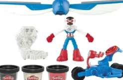 PLAY-DOH MARVEL CAPTAIN AMERICA MOTO TRANSFORMERS NSFORMERS NCHANTE