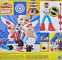 PLAY-DOH MARVEL CAPTAIN AMERICA MOTO TRANSFORMERS NSFORMERS NCHANTE