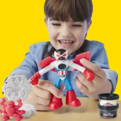 PLAY-DOH MARVEL CAPTAIN AMERICA MOTO TRANSFORMERS NSFORMERS NCHANTE