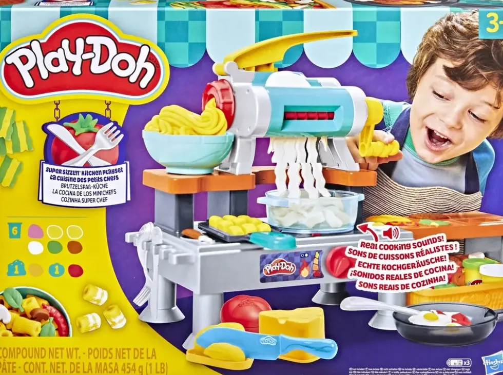 PLAY DOH SUPER SIZZLIN KITCHEN PLAYSET