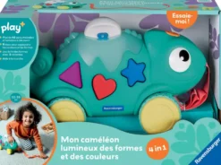 PLAY+- MON CAMELEON LUMINEUX DES FORMES ET DES COULEURS