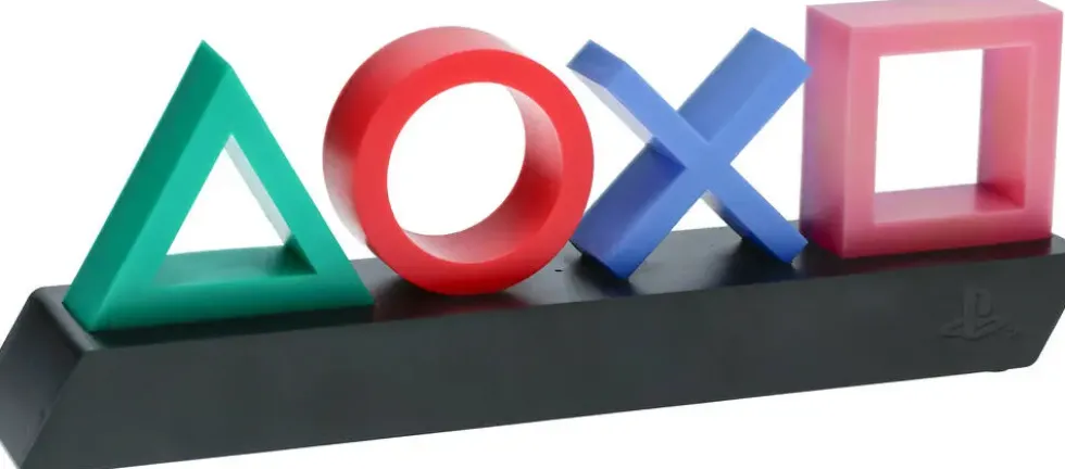 PLAYSTATION LAMPE SYMBOLES