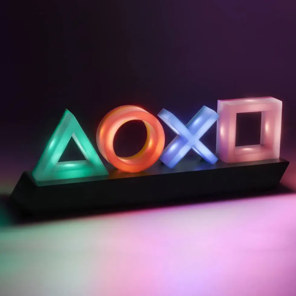 PLAYSTATION LAMPE SYMBOLES