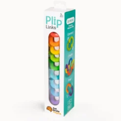 PLIP LINKS - 10 ANNEAUX ARC-EN-CIEL EN SILICONE