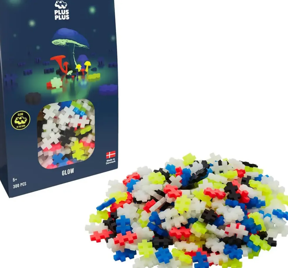 PLUS PLUS -RECHARGE PHOSPHORESCENT - 300PIECES