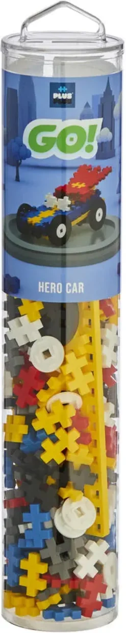 PLUS PLUS - TUBE VOITURE SUPER HEROS - 200 PCS