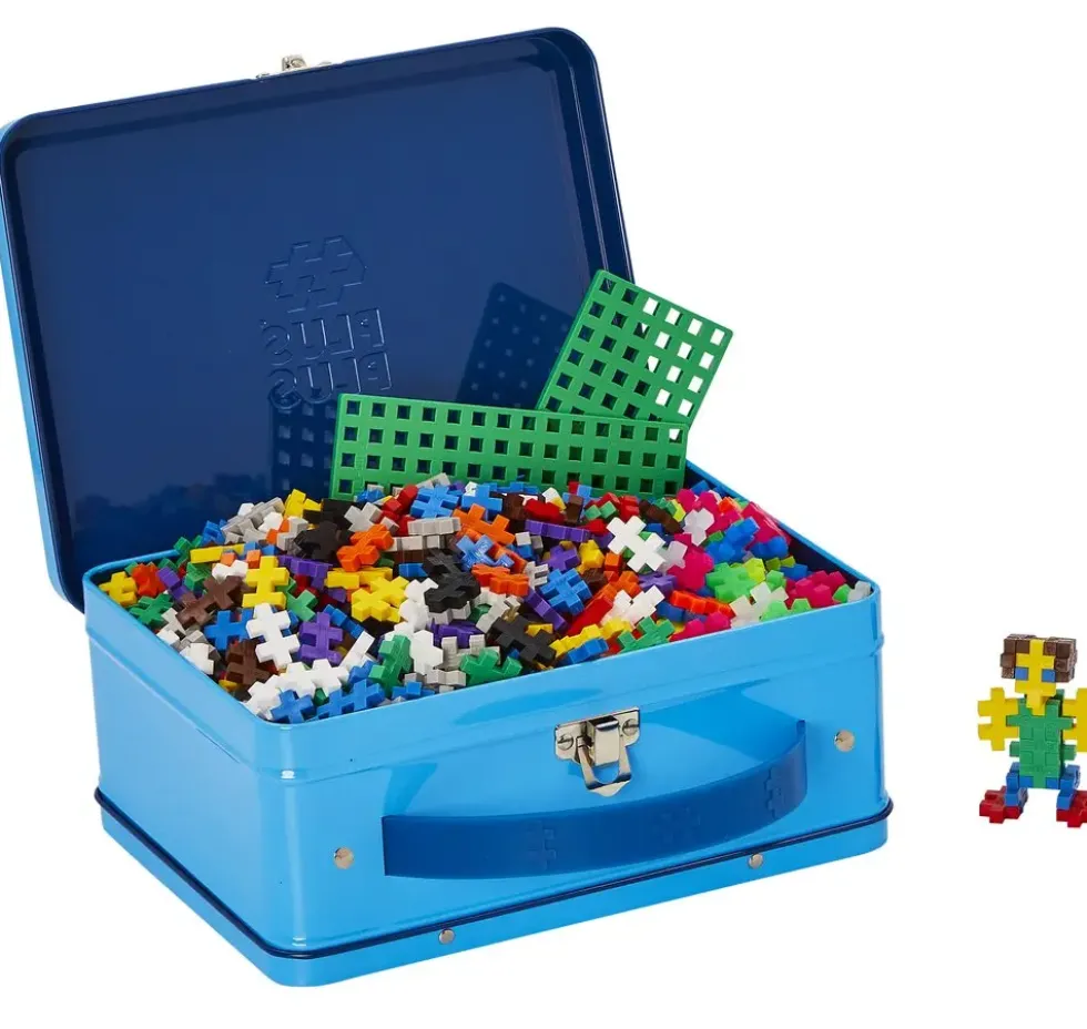 PLUS PLUS - VALISETTE METAL BASIC ET NEON - 600 PIECES