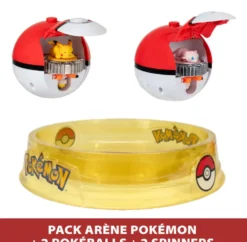 POKEMON - ARENE ET 2 SPINNERS