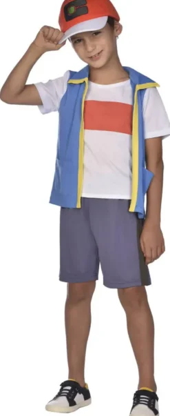 POKEMON ASHDEGUISEMENT TAILLE 4-6 ANS