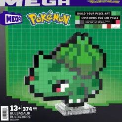 POKEMON - BULBIZARRE PIXEL ART 374 BRIQUES