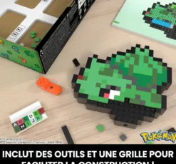 POKEMON - BULBIZARRE PIXEL ART 374 BRIQUES