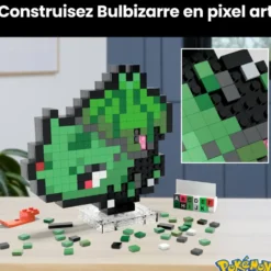 POKEMON - BULBIZARRE PIXEL ART 374 BRIQUES