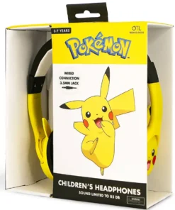 POKEMON - CASQUE AUDIO FILAIRE POUR ENFANT PIKACHU